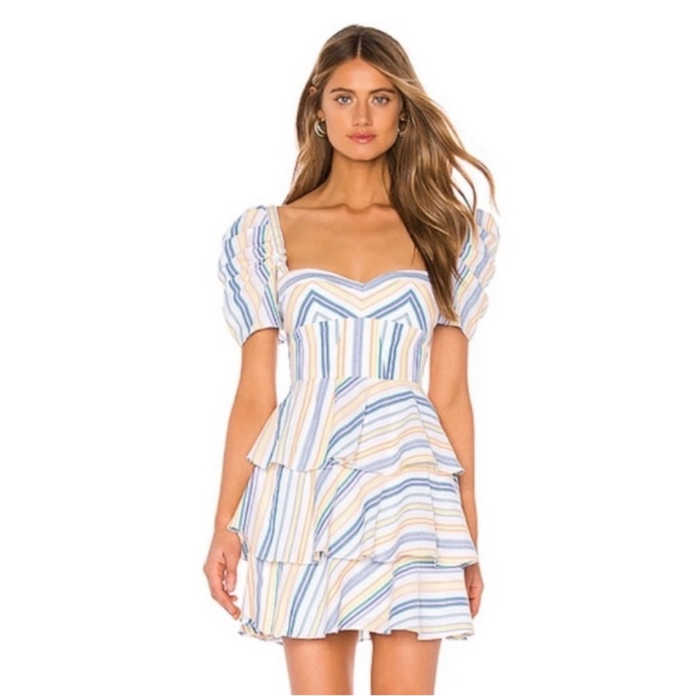 Amanda Uprichard | Striped Viceroy Mini Dress